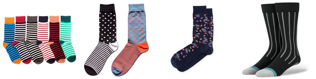 mens designer dress socks